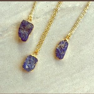 Raw Sodalite 18k Gold Boho Necklace 💫✨🌟